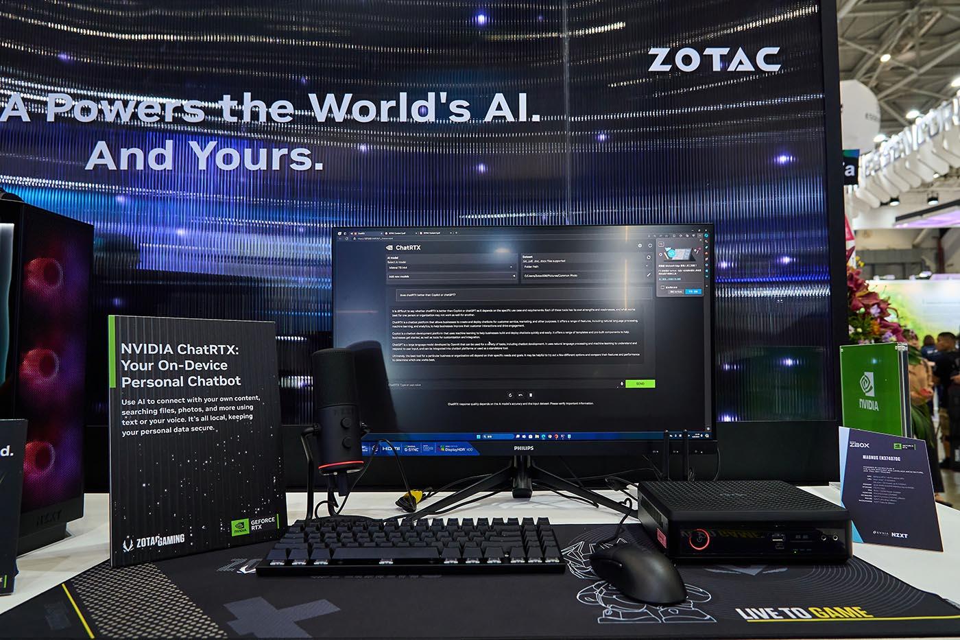 COMPUTEX 2024：ZOTAC 攤位人氣爆棚，ZOTAC GAMING ZONE 遊戲掌機閃耀全場！