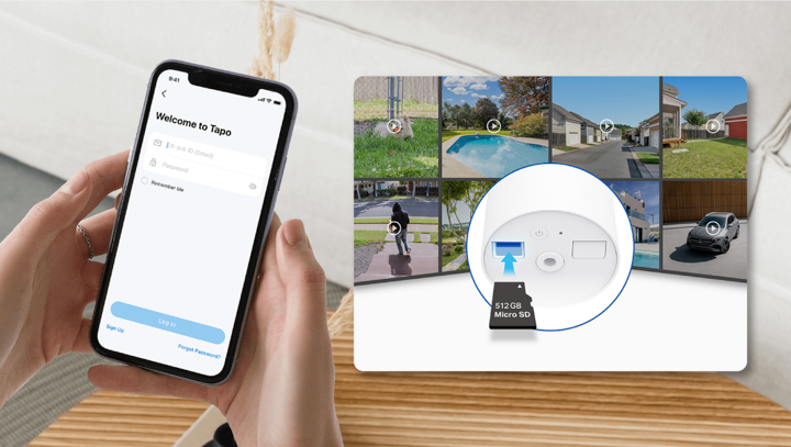 Tapo C410 與 Alexa 和 Google Assistant 相容，只要出一張嘴即可透過智慧電視、手機查看居家環境。