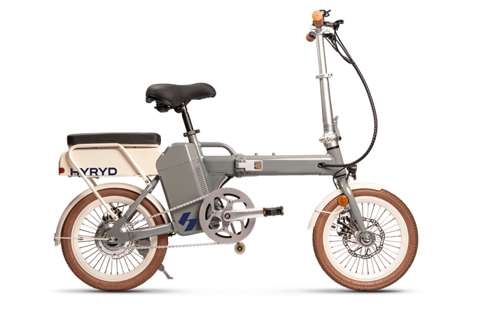 HydroRide製造的最新氫燃料電池自行車，換電速度比幫輪胎打氣還快