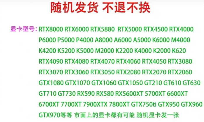 中國DIY玩家花不到台幣500元想抽RTX 4090「顯卡盲盒」，結果收到的是比自己年紀還大的上古卡皇