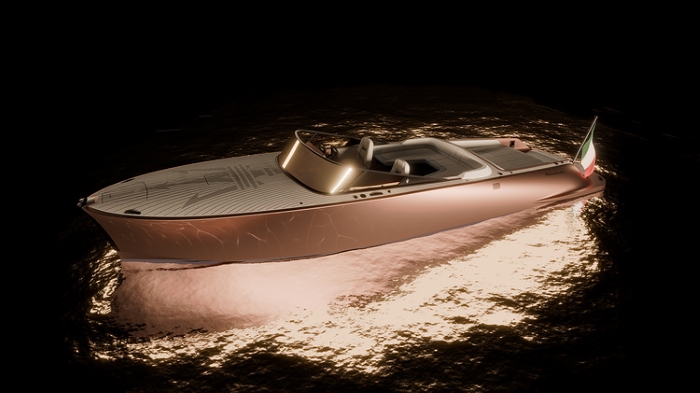 Maserati 全電動豪華遊艇 TRIDENTE，將海神電動勢力擴及水域