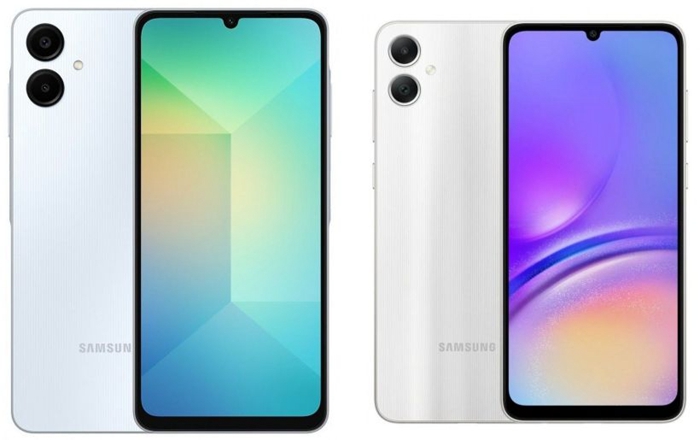 左圖為 Galaxy A06，右圖為 Galaxy A05
