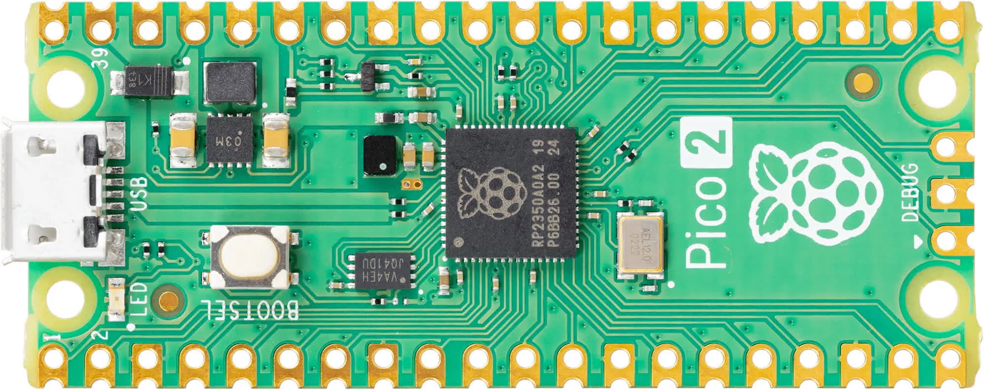 Raspberry Pi Pico 2 新增RISC-V CPU核心安全性提升、價格約台幣165元