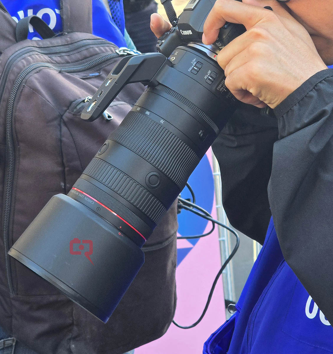 疑似Canon RF 70-200mm F2.8L IS USM Z的實體照片在巴黎奧運上被捕獲？