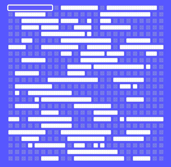 「Hard」難度的格子跟部件又變得更大了。