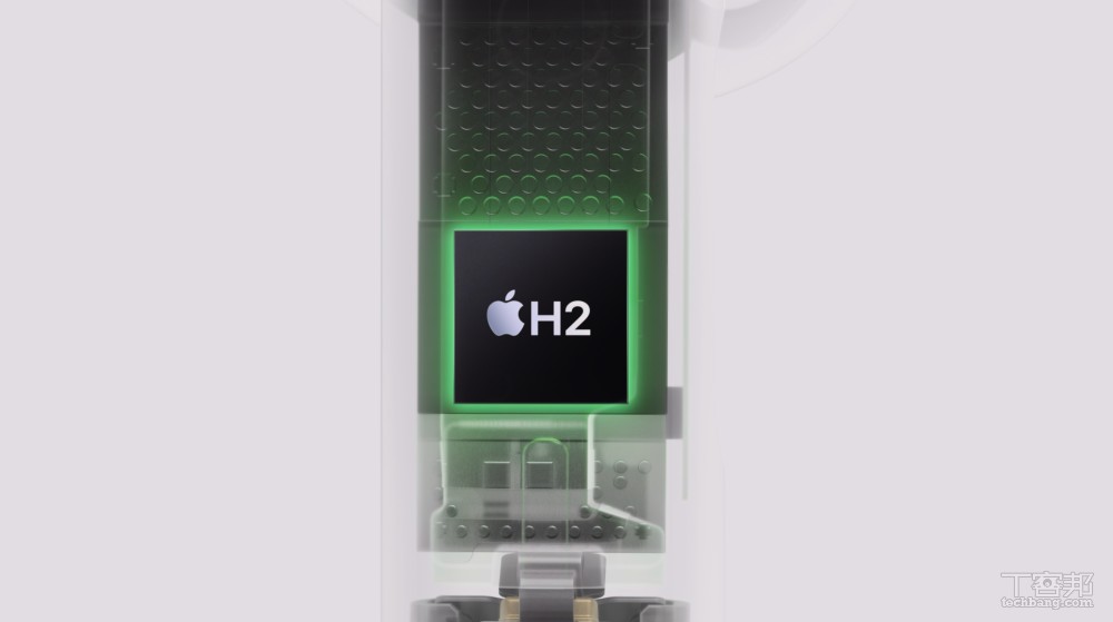 新的 H2 晶片支援 16bit-48KHz 音訊。