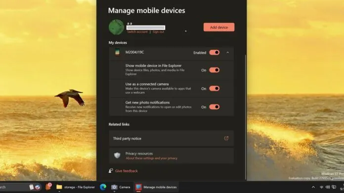 Windows 10 / 11將實現無線存取你的Android手機檔案，不需要USB有線連接