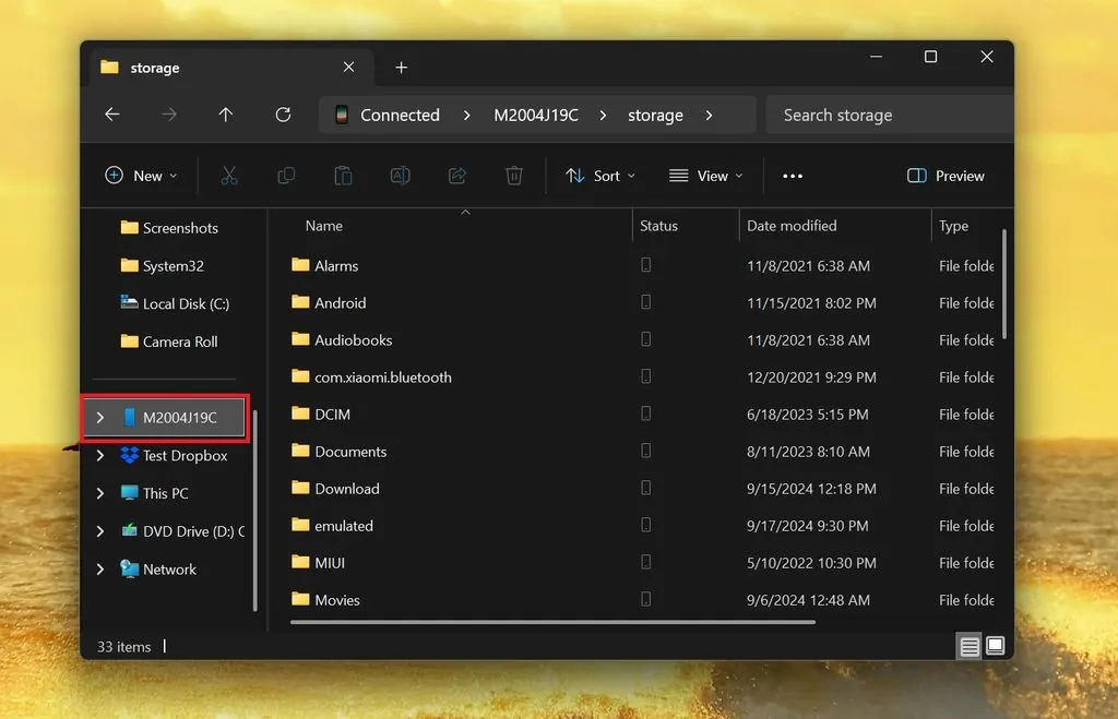 Windows 10 / 11將實現無線存取你的Android手機檔案，不需要USB有線連接