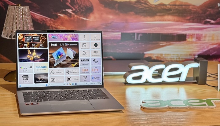 Acer 雙 11 活動開跑！三大平台 Copilot + Swift AI PC  享優惠，同步開賣 SpatiaLlabs Eyes 裸視 3D 相機 18,999 元
