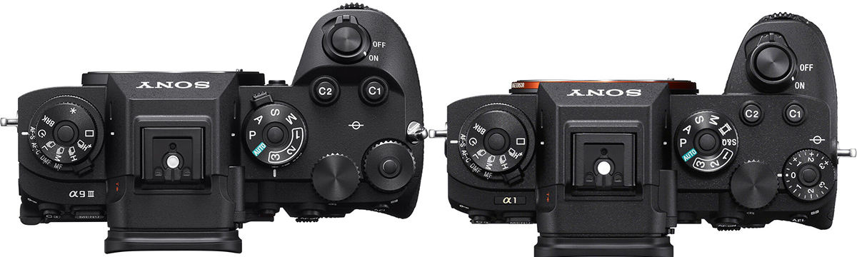 左：A9 III / 右：A1。