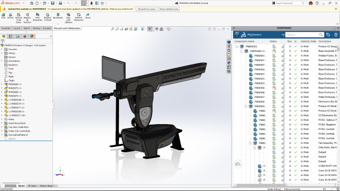 達梭系統推出 SOLIDWORKS 2025，提供增強的協作和資料管理功能