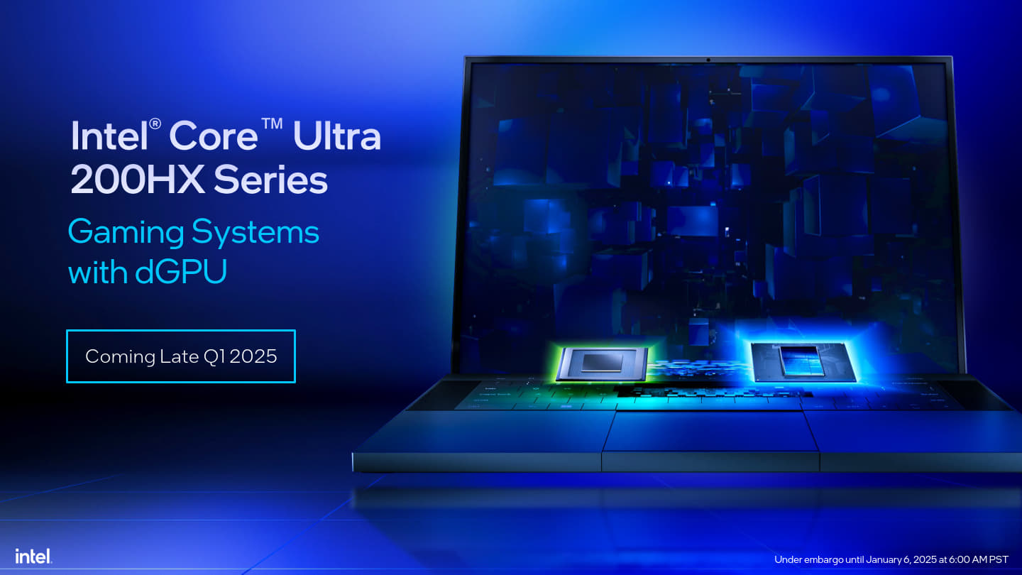 CES2025：Intel發表Arrow Lake HX、H、U系列Core Ultra 200行動版處理器，Lunar Lake更新vPro ...