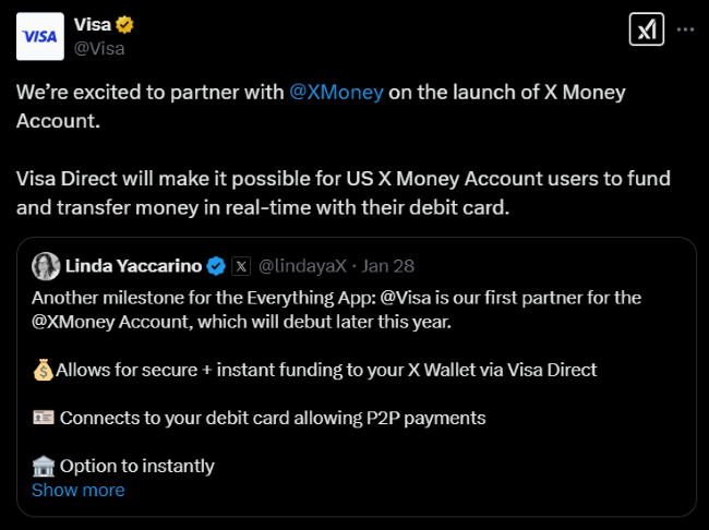 從 X 與 Visa 合作數位支付工具，看未來社交媒體在支付服務的發展