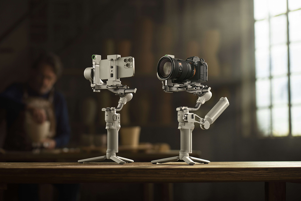 DJI 發表輕量自媒體相機穩定器 RS 4  Mini，功能大升級，新增追蹤模組拍攝更方便！