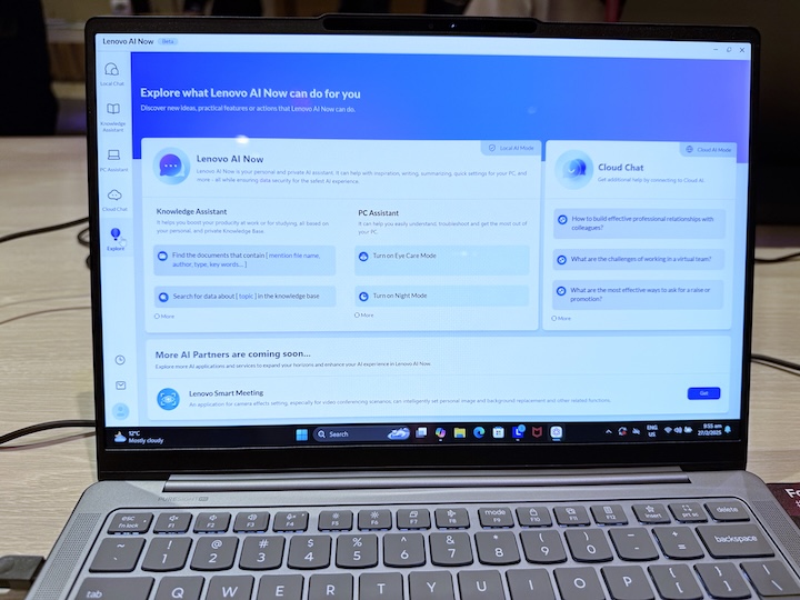 Lenovo Aura Edition 系列 AI 筆電哪裡不一樣？具備不連網的 AI Now 個人 AI 助理、Creator Zone 圖像生成工具