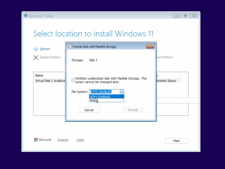 安裝 Windows 11 不一定非用 NTFS格式，微軟正測試 ReFS 格式安裝Win 11