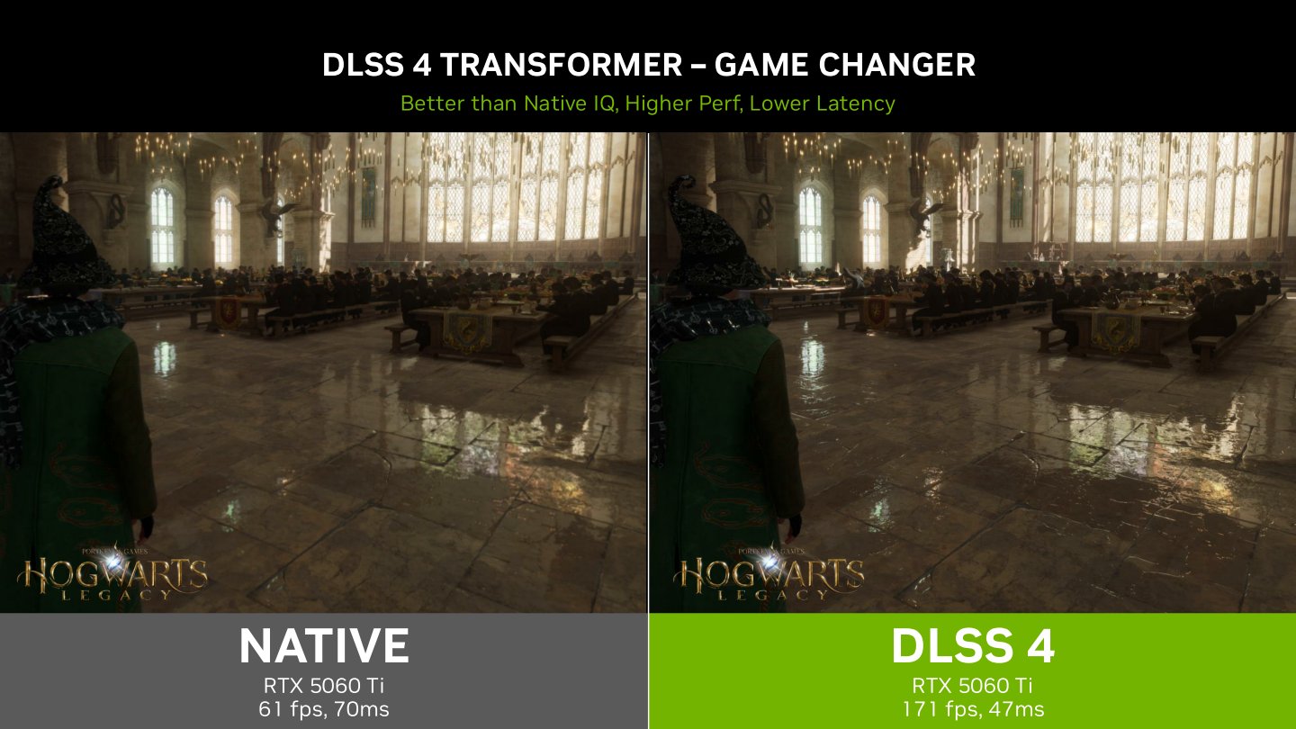 DLSS 4能在增進FPS效能的同時改善操作延遲，並強化遊戲畫質表現。