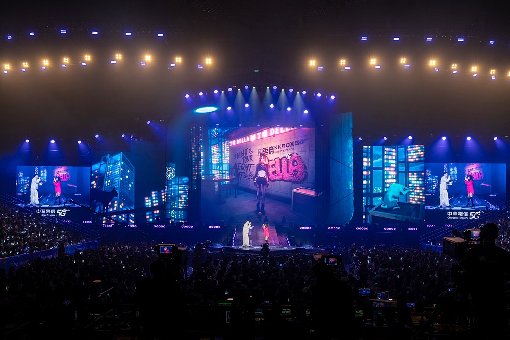 KKBOX 風雲榜演唱會高雄登場，超過 20 組藝人共演、5G AI 虛實互動吸睛