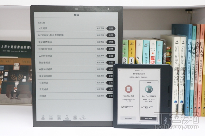 雖說目前有多家電子書平台推出訂閱制暢讀或暢聽有聲書服務，不過有些是針對書種主題性分類獨立方案，有些則是將各類精選書刊、小說、報紙等內容綑綁推出讀到飽方案。
