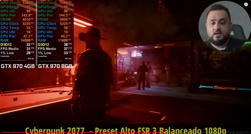 高手將11 年前的 GTX 970 顯卡升級 8GB 記憶體，實測用來跑新遊戲效能竟可提升 40%