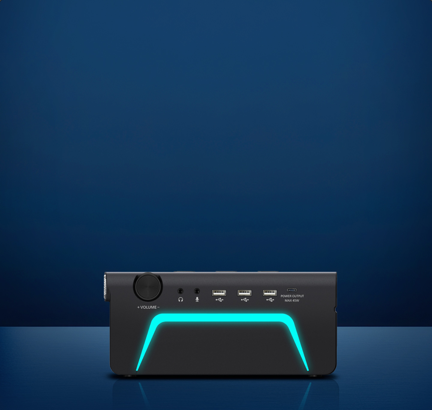 PHILIPS 飛利浦全球首創 SPA6500 喇叭螢幕支架，五合一喇叭、快充、RGB、支架的桌面神器