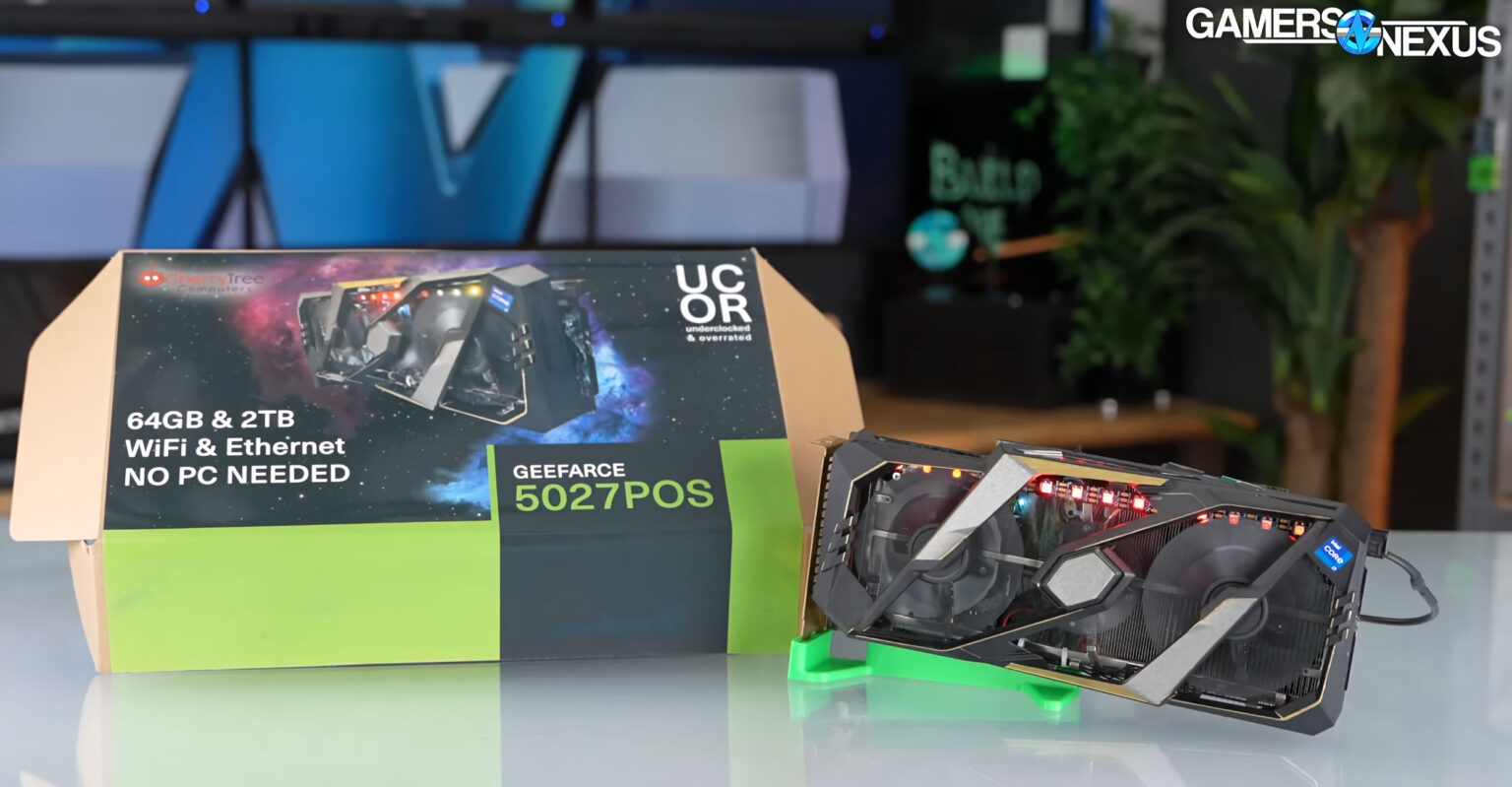 強人將 GeForce RTX舊顯卡DIY改造成迷你電腦！搭載Intel i7處理器真的能開機跑遊戲