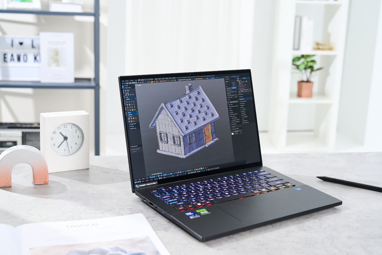 Acer Predator Triton 14 AI 雖是一台電競筆電，但從功能應用看卻更符合內容創作者的需求。