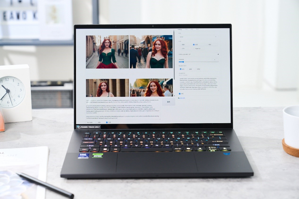 雖以輕薄為設計主軸，Triton 14 AI 的處理器與獨立 GPU 仍具備不錯的 AI 運算效能，可支援本地端生成式 AI 應用需求。