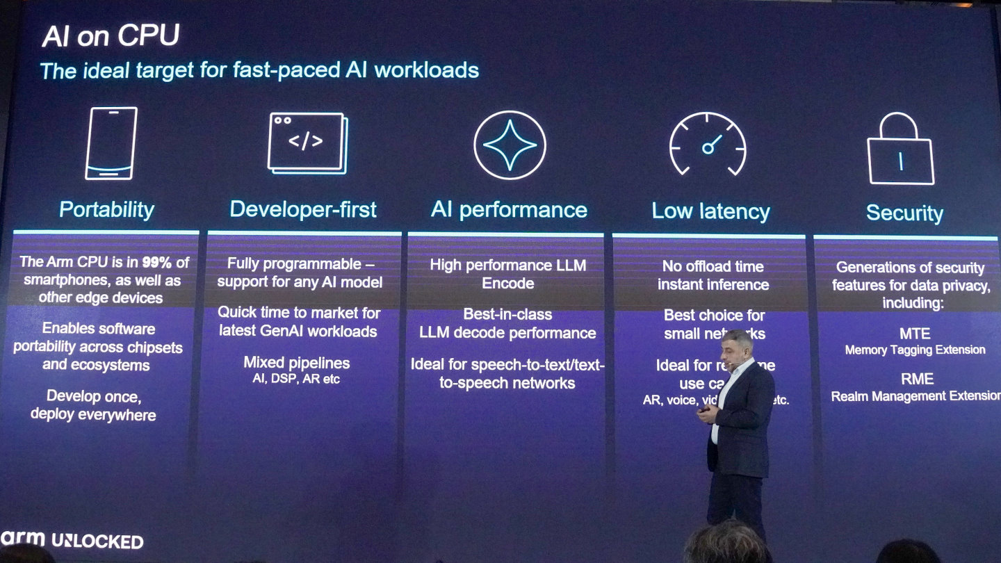 CPU具有高度普及與高軟體相容性等優勢，能夠達到「Develop once deploy everywhere」（寫一次程式即可部署到任何裝置）的優勢。