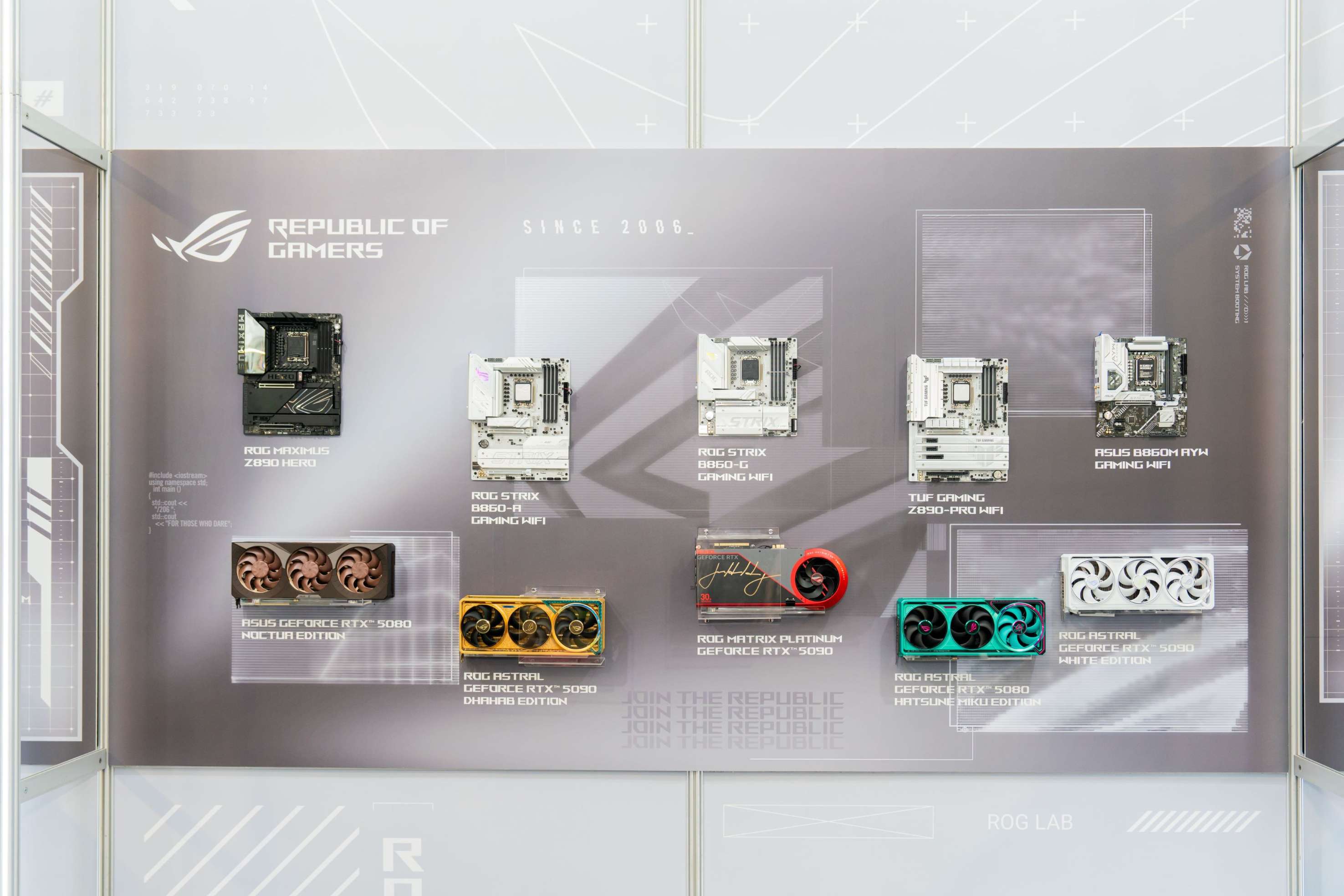 ROG 亮相 WirForce 2025，推出 RTX 5090 純金版顯示卡與多項限定優惠