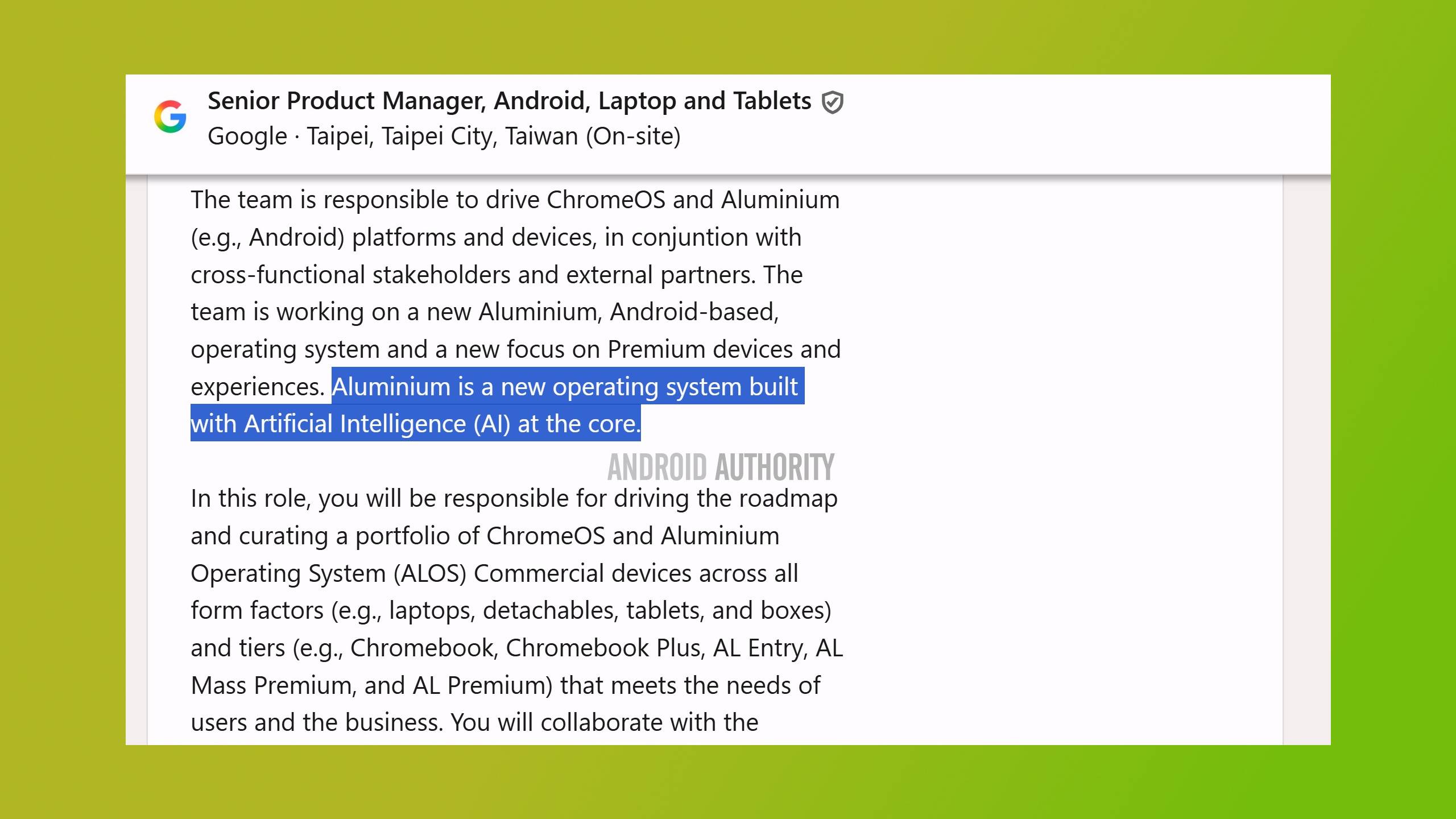 Google又傳全新 Aluminium OS 作業系統，將整合 Android 與 ChromeOS