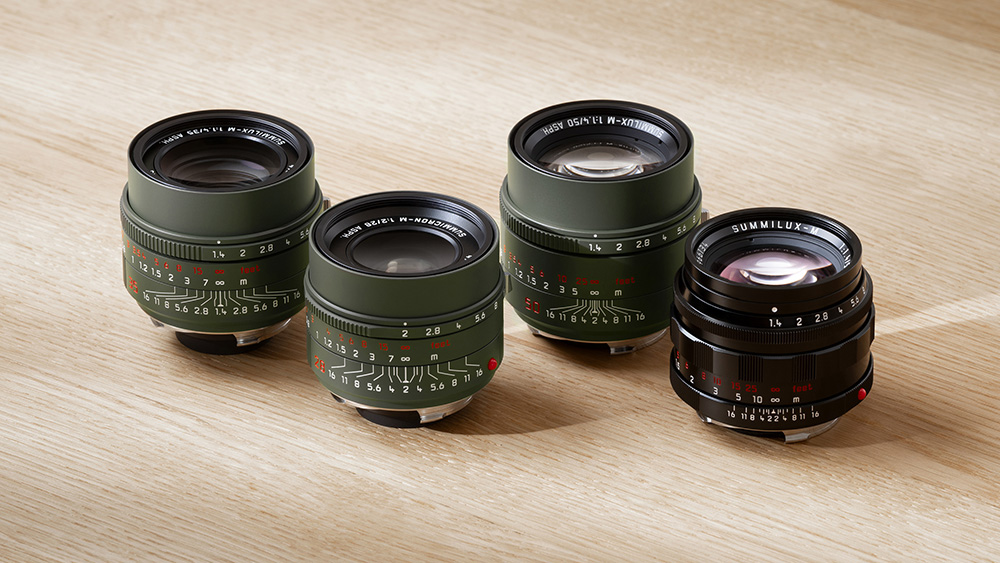 徠卡推出四款 M 鏡頭特別版,經典 Safari 狩獵綠與亮黑塗裝驚豔登場!
