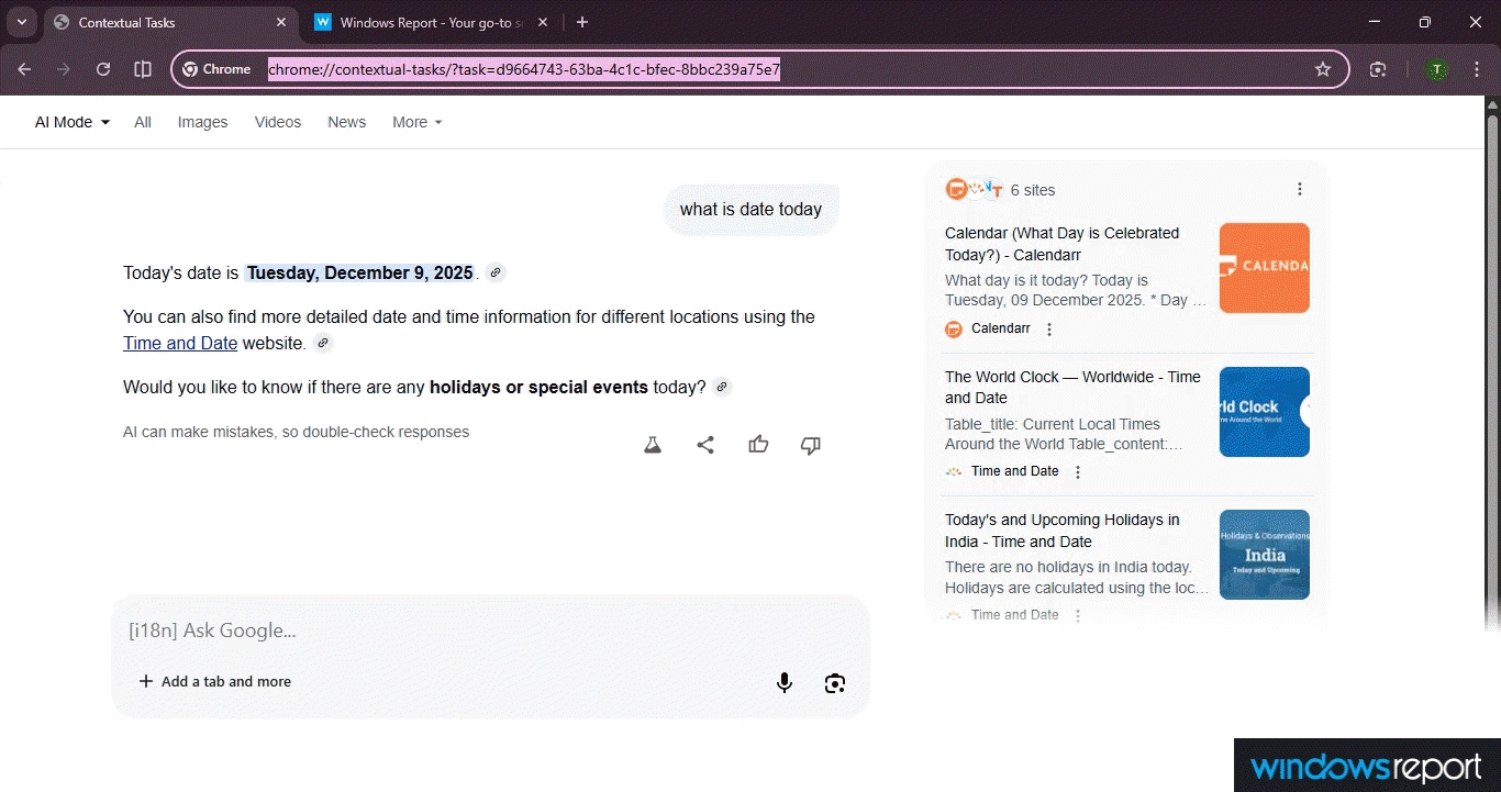 Google Chrome 測試全新原生 AI 模式，獨立分頁運作不再依賴側邊欄