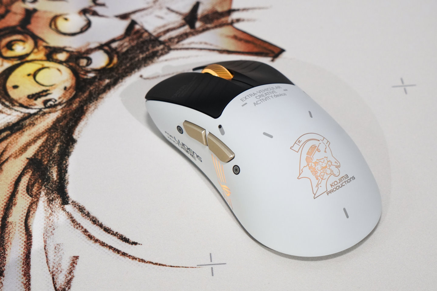 ROG Keris II Origin-KJP滑鼠採用ROG AimPoint Pro光學感應器，解析度高達42,000 dpi，輪詢率也高達8000 Hz。