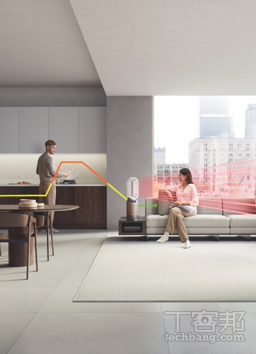 不少陶瓷式電暖器會設計成冷暖二合一機型，這樣換季時就不會額外找空間收納。（圖片來源：Dyson）