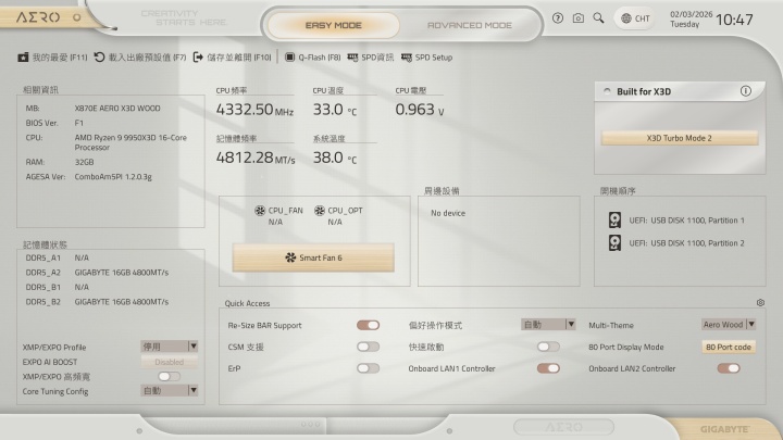 顏值擔當、效能攻頂的主機板：X870E AERO X3D WOOD