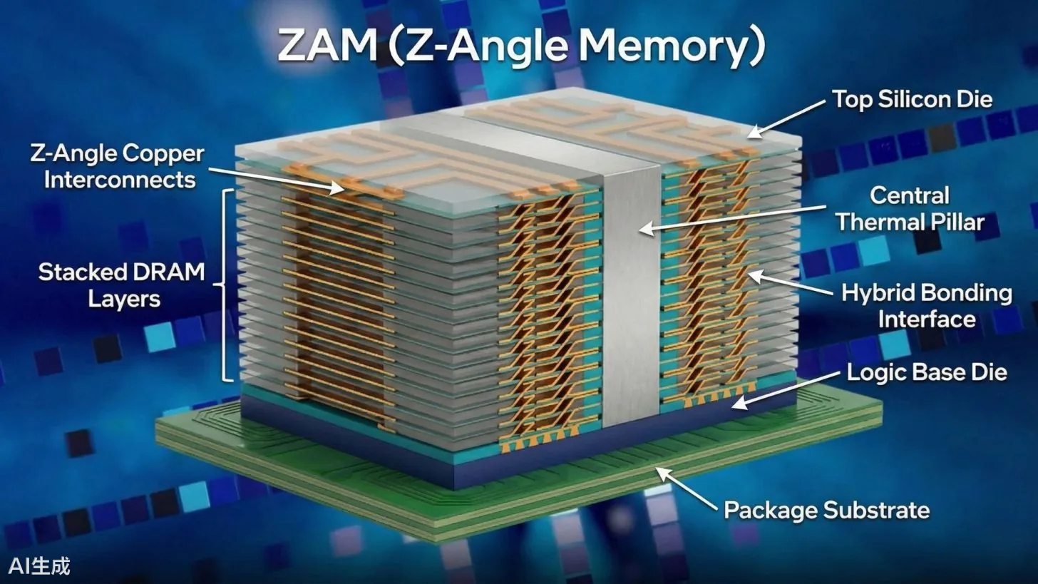 挑戰 HBM 霸主地位？英特爾 ZAM 記憶體原型首度亮相，單晶片 512GB 傲視群雄