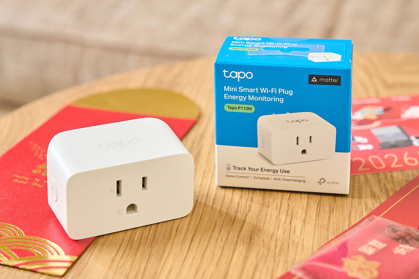 Tapo P110M 的外型設計簡約、體積小巧。