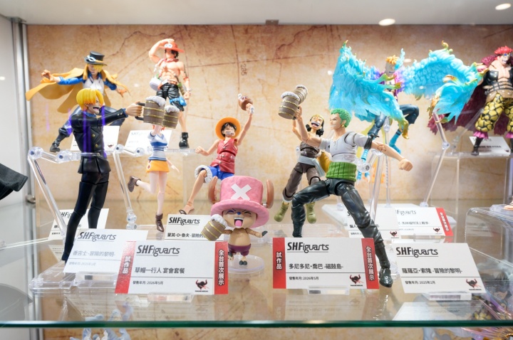 「TAMASHII SPOT TAIPEI Gallery Showcase」來了！航海王 x NBA 聯名商品、機動戰士鋼彈登場