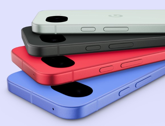 Pixel 10a 提供薰衣草紫、草莓粉、迷霧灰、曜石黑四色。