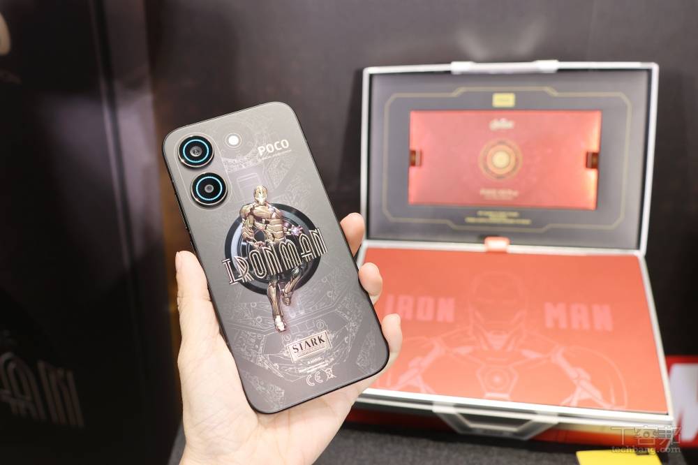 好浮誇！小米推 POCO X8 Pro 鋼鐵人限定版，史塔克工業黑金配色上身