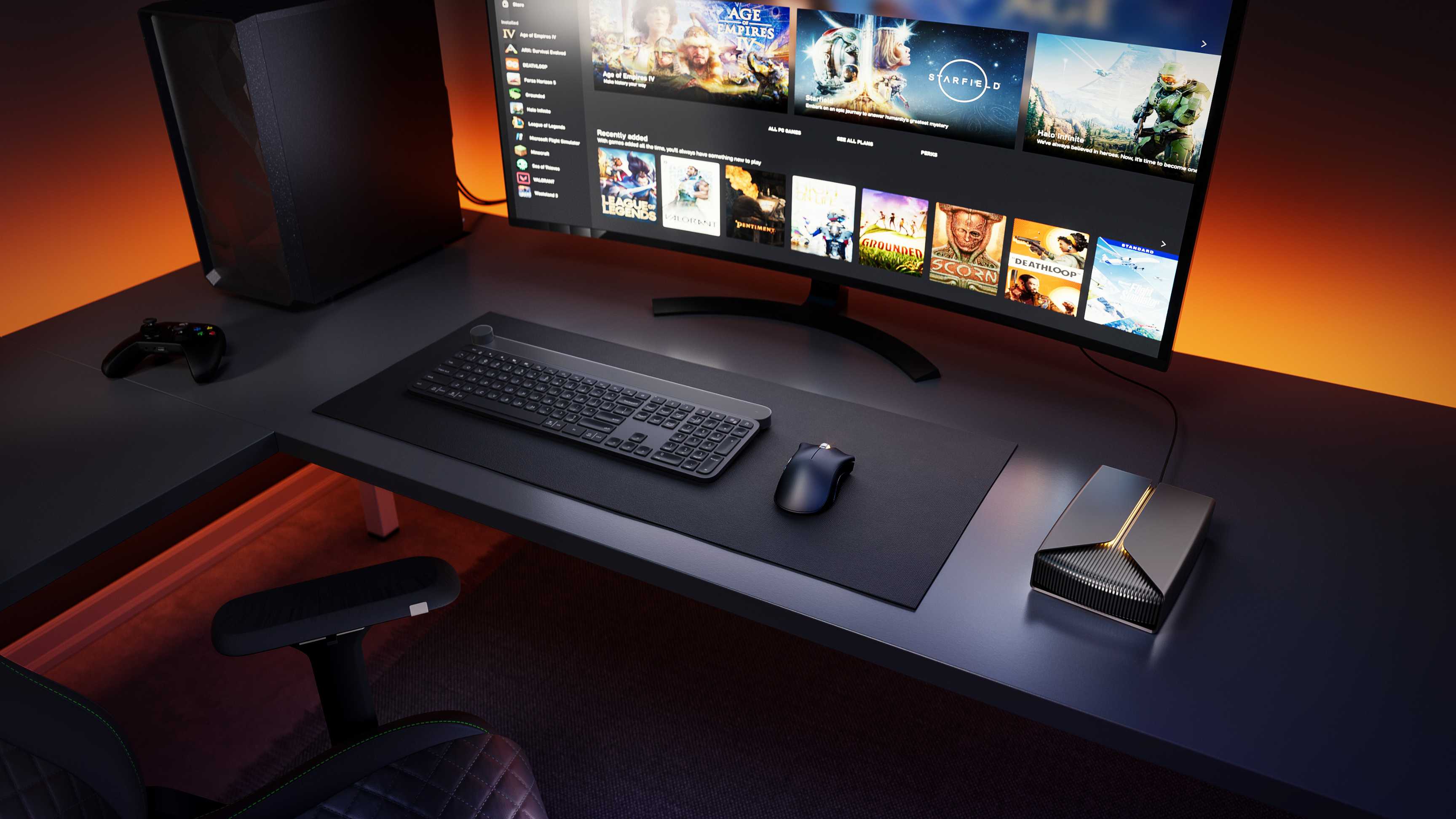 FireCuda X Vault 專為遊戲庫擴充設計，支援 RGB 燈效同步。