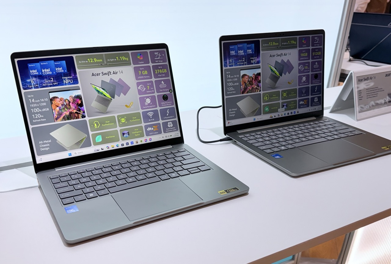 【COMPUTEX 2026】Acer Swift 雙機齊發：Swift Air 14 挑戰 MacBook Neo，Swift Spin 14 AI 續航 26 小時