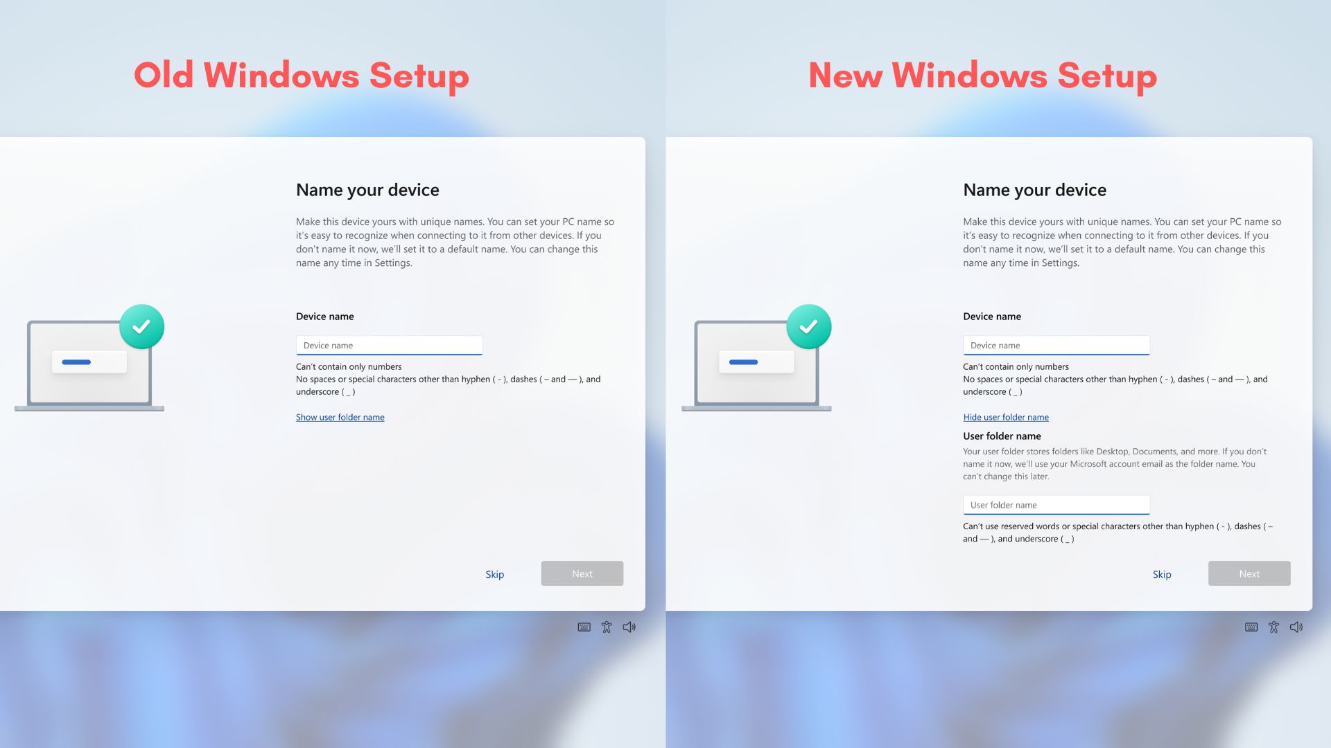 Windows 11 最新更新終於開放自訂使用者資料夾名稱,不用再忍受帳號「前五碼」限定