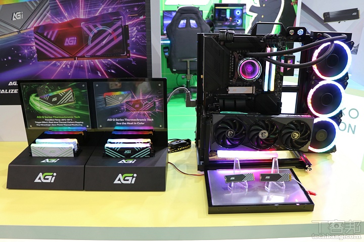 【COMPUTEX 2026】 AGI 亞奇雷秀出超熱血《膽大黨》聯名系列、8000MT/s DDR5 與專利熱感變色散熱技術登場！