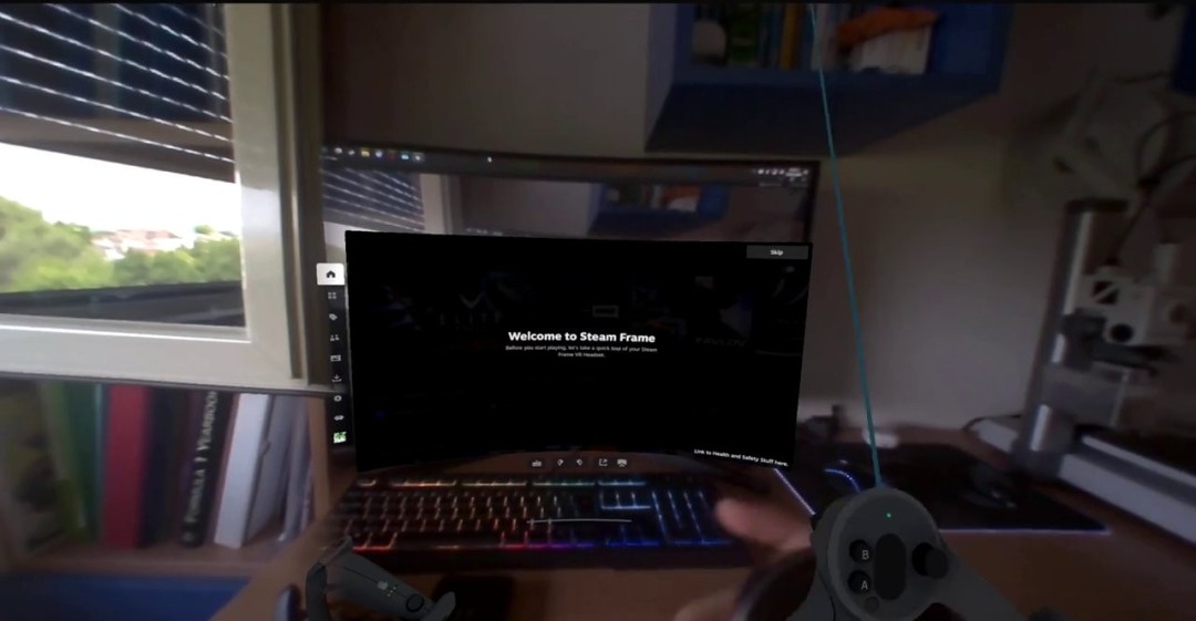 Valve 新 VR 裝置 Steam Frame 教學影片流出,支援免 PC 獨立模式預計今夏登場