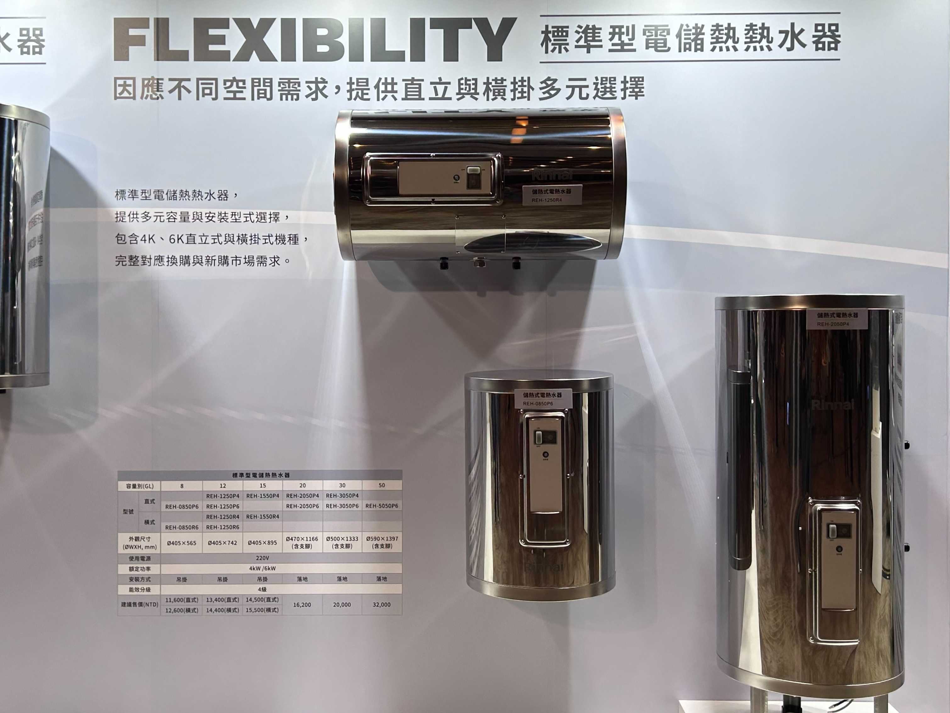 水壓不足救星！林內發表加壓熱水器出水量增 282%，倍容電熱水器、全方位洗碗機同步亮相