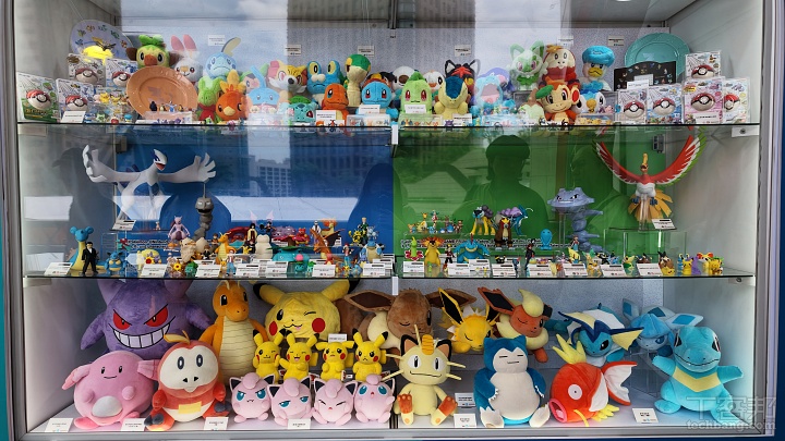 ▼ 寶可夢主題展櫃。