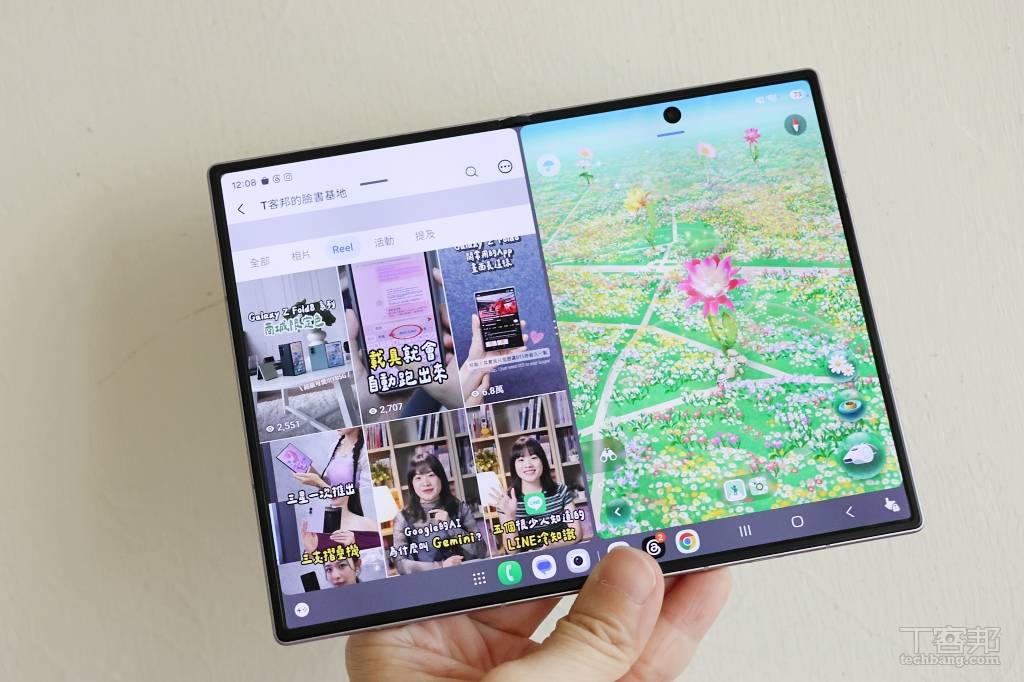 也可以雙開或是三開不同 App。
