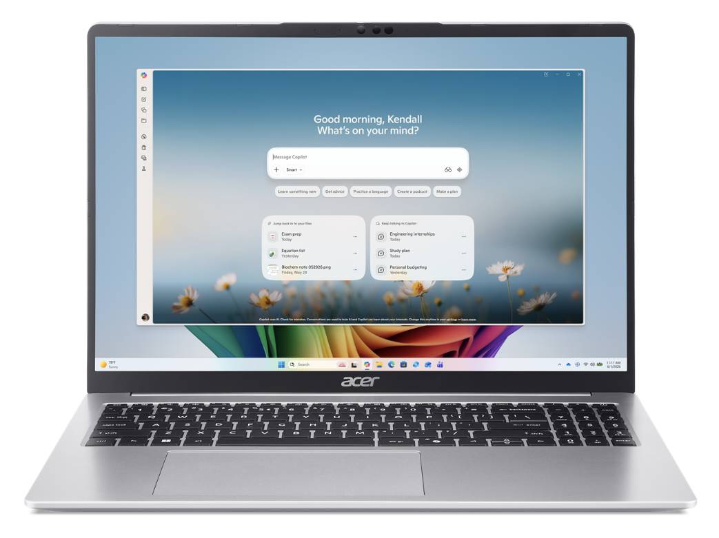 Acer Aspire Lite 16 AI 筆電上市!搭載 Ryzen AI、50 TOPS算力,售價 33,900元起